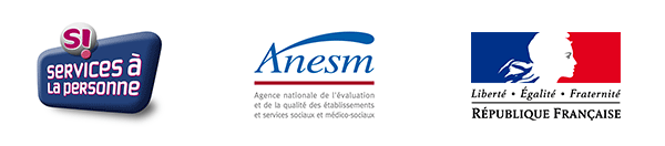 logos service à la personne, anesm, republique francaise